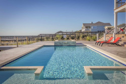 Terrassement et aménagement d'une terrasse avec piscine  